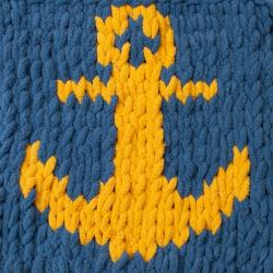 Lion Brand Off The Hook Magic Yarn - Anchor - 3.3oz/95g*
