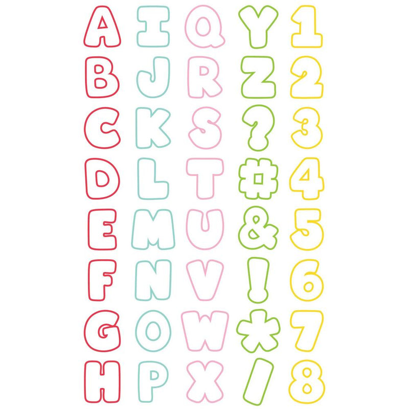 Sweet Sugarbelle Cookie Cutter Set 40/Pkg Mini Alpha & Number Set*