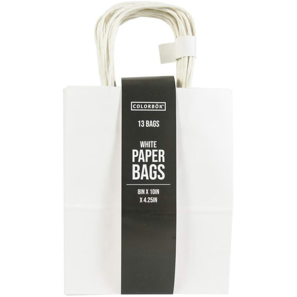 Colorbok Large Craft Bags 14-1/8"X8" 13 Pack - White^