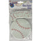 Crafts For Kids - Foam Sports Peel & Stick Shapes 20 pack - Baseball