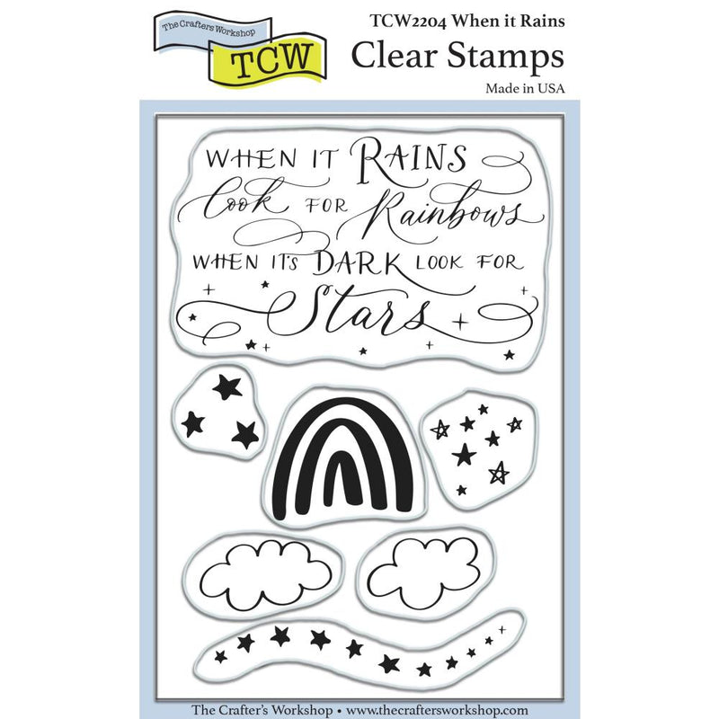Crafter's Workshop Clear Stamps 4"X6" - When It Rains*