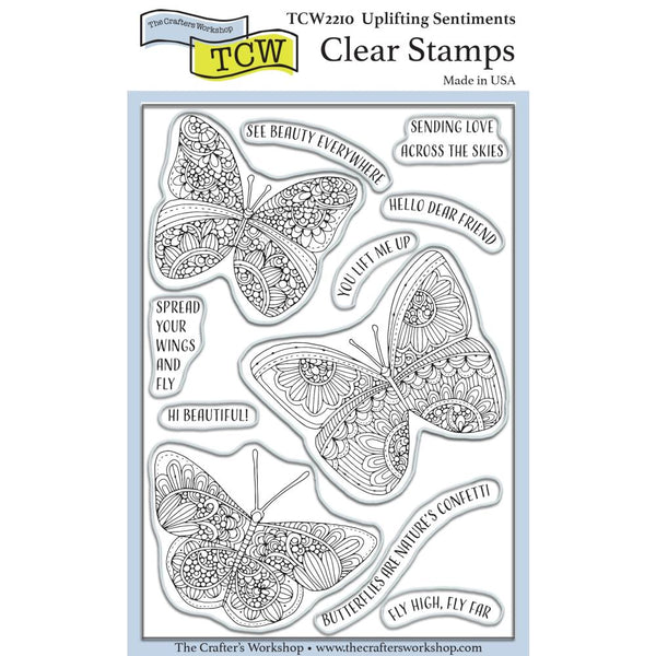 Crafter's Workshop Clear Stamps 4"X6" - Uplifting Sentiments