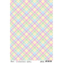 Ciao Bella Rice Paper Sheet A4 - Pastel Plaid, My First Year