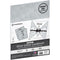 PrintWorks Printable Glitter Cardstock 8.5"x11" 15/Pkg - Silver