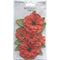 49 And Market Majestic Bouquet Paper Flowers 7 pack - Tomato
