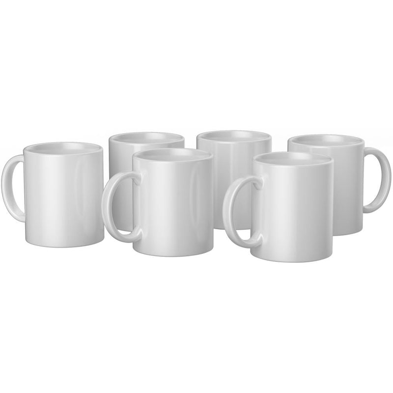 Cricut Mug Press Ceramic Mug Blank 12oz 6/Pkg White