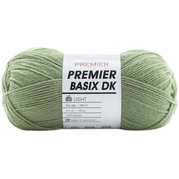 Premier Yarns Basix DK Yarn - Celery 100g