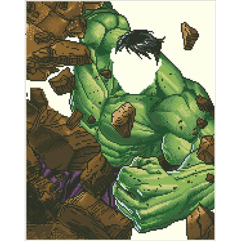 Camelot Dotz Diamond Art Kit 16.5"X20.8" - Marvel - Hulk Smash*