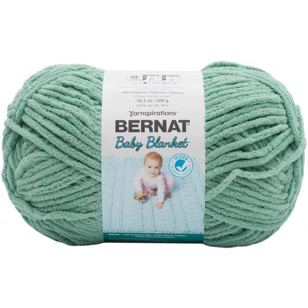 Bernat Baby Blanket Big Ball Yarn - Misty Jungle Green 300g
