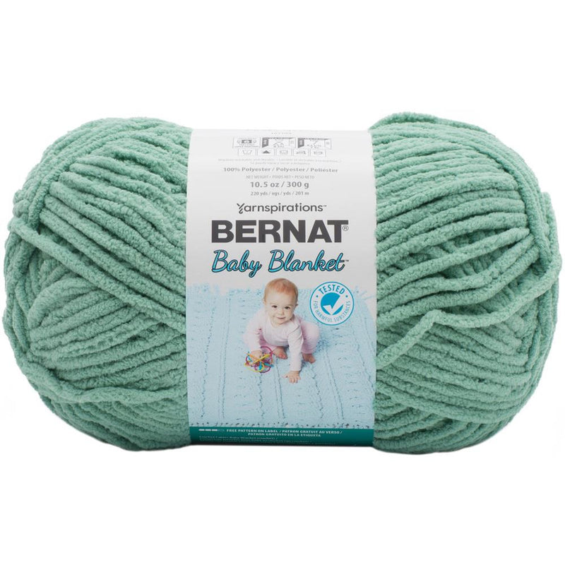 Bernat Baby Blanket Big Ball Yarn - Misty Jungle Green 300g