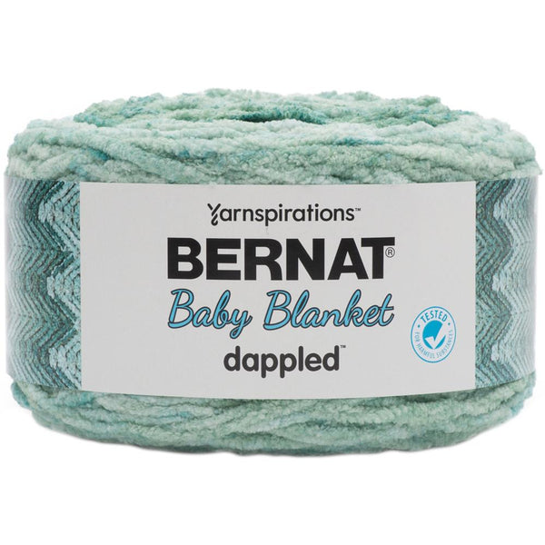 Bernat Baby Blanket Dappled Yarn - Misty Jungle Green 300g