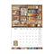 Stamperia 2022 Wirebound Calendar 11.75"X8.75" Atelier des Arts*