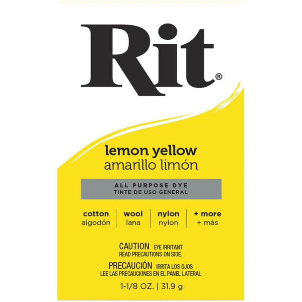 Rit Dye Powder Fabric Dye - Lemon Yellow*