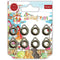Craft Consortium Sandy Paws Metal Charms 8 pack - Silver Life Rings*