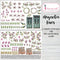 Dress My Craft Image Sheet 240gsm A4 2 pack - Magnolia Hues*