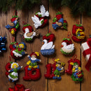 Bucilla Felt Ornaments Applique Kit Set Of 12 - Twelve Days Of Christmas*