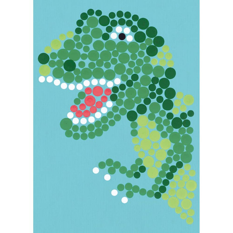 Paint Works Paint By Number Kit 5"x 7" - Dino Dots*