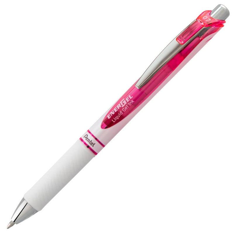 Pentel EnerGel Pearl Retractable Liquid Gel Pen 0.7mm 3 pack - Assorted Colours*