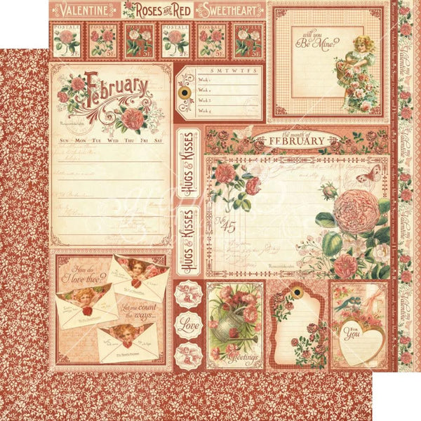 Graphic 45 Double-Sided Paper Pad 8"x8" 24/Pkg - Time To Flourish