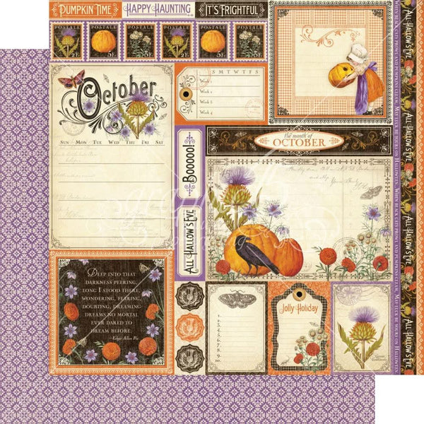 Graphic 45 Double-Sided Paper Pad 8"x8" 24/Pkg - Time To Flourish