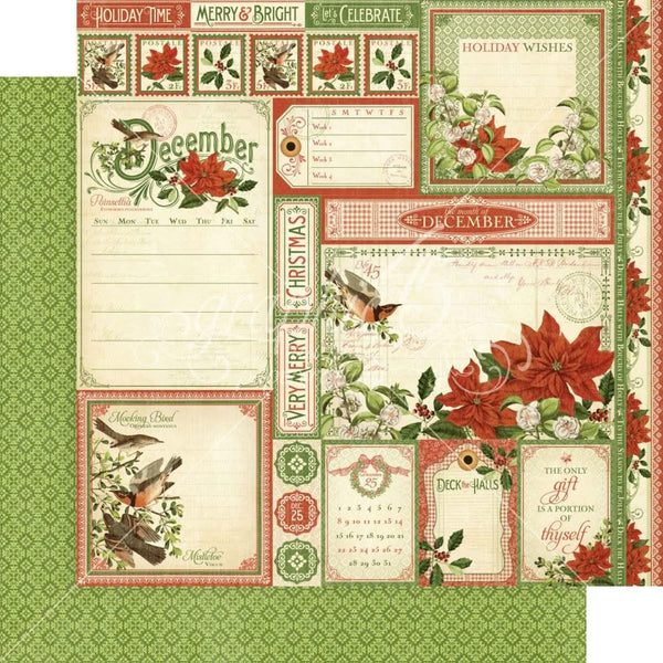 Graphic 45 Double-Sided Paper Pad 8"x8" 24/Pkg - Time To Flourish
