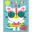 Paint Works Paint By Number Kit 8"X10" - Swim Cat*