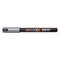POSCA 1M Extra-Fine Metal Tip Paint Marker Silver*