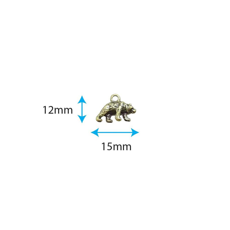 Craft Consortium In The Forest Metal Charms 15 pack - Bear*