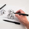 Pentel Arts Sign Pen Brush - Gray*