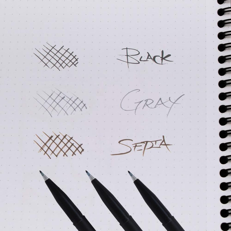 Pentel Arts Sign Pen Brush - Gray*
