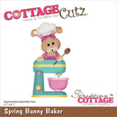 CottageCutz Dies Spring Bunny Baker 2.1"X4.1"*