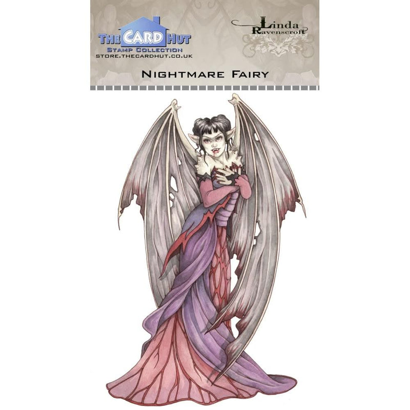 The Card Hut Clear Stamps 6"X4" By Linda Ravenscroft - Fairies - Nightmare Fairy*