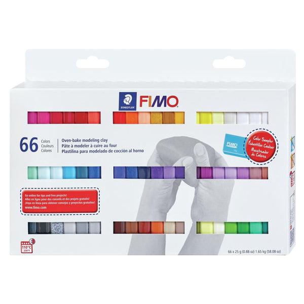 Fimo Professional Soft Polymer Clay 66/Pkg - Assorted