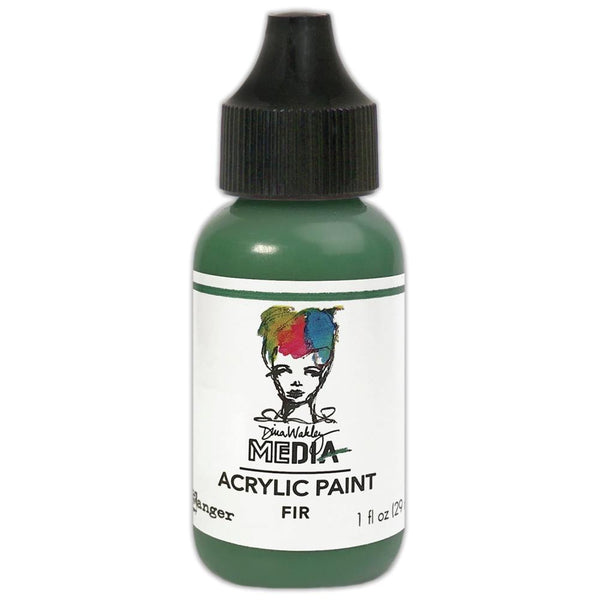 Dina Wakley Media Acrylic Paint 1oz - Fir