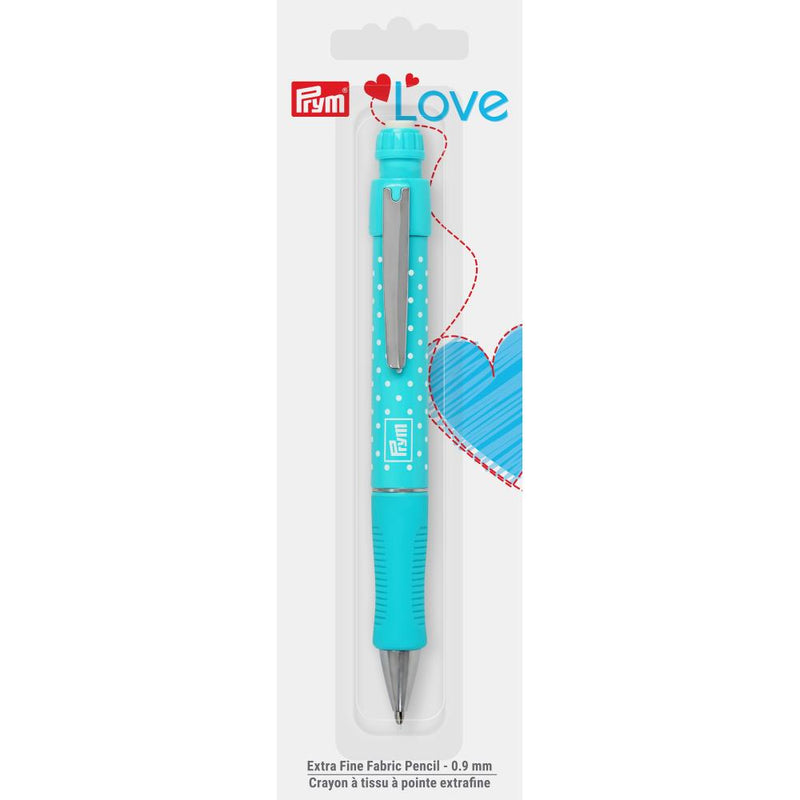 Prym Love Extra Fine Fabric Pencil - Turquoise*