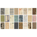 Tim Holtz Idea-Ology Backdrops Double-Sided Cardstock 6"X10" 24 pack  Volume