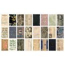 Tim Holtz Idea-Ology Backdrops Double-Sided Cardstock 6"X10" 24 pack  Volume