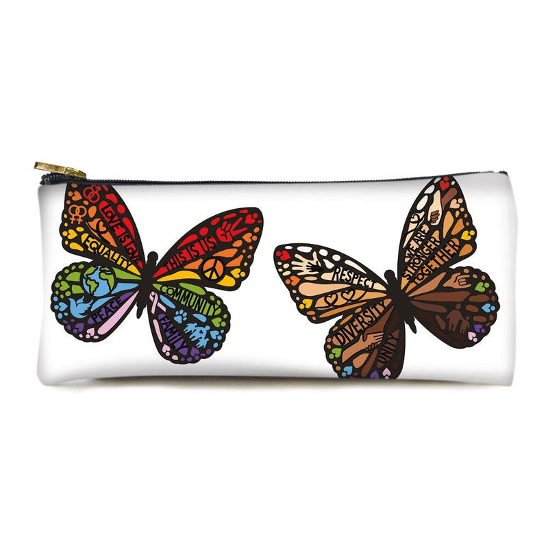 Paper House Zippered Pouch 8.5"X4" - This Is Us - Butterflies*