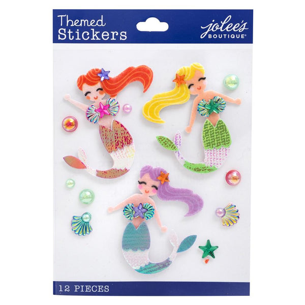 Jolee's Boutique Themed Dimensional Embellishment Stickers - Mermaids*