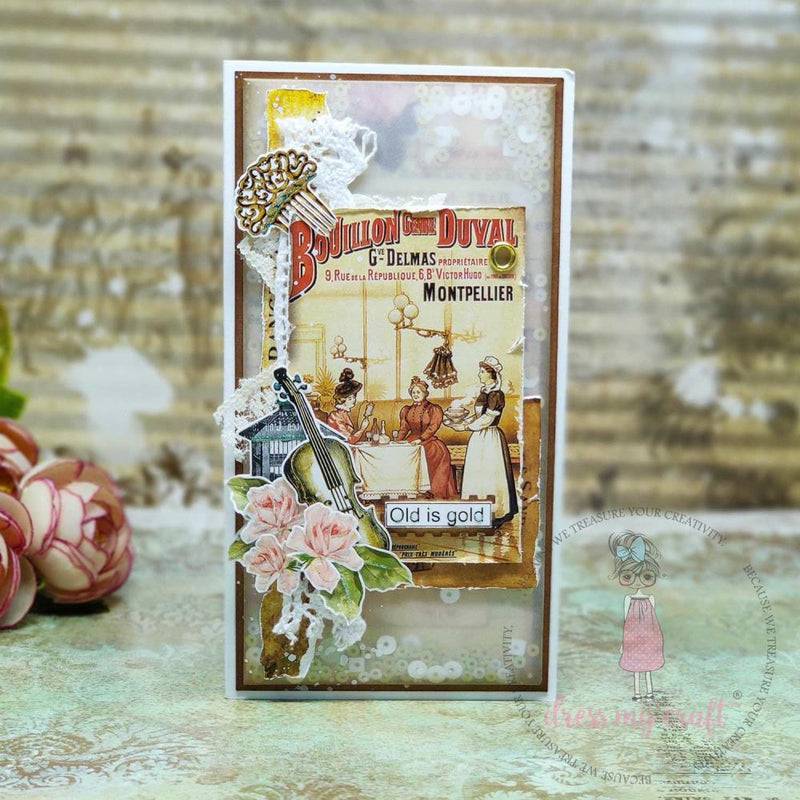 Dress My Craft Single-Sided Paper Pad 12"X12" 24 pack - Timeless Beauty*