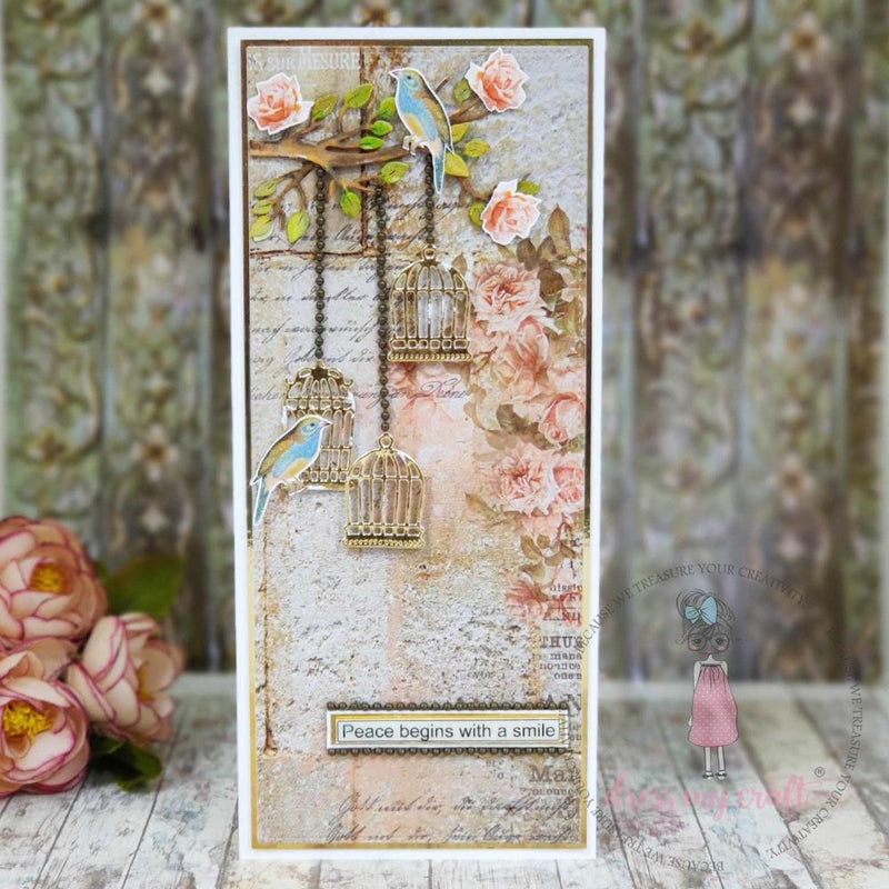 Dress My Craft Single-Sided Paper Pad 12"X12" 24 pack - Timeless Beauty*