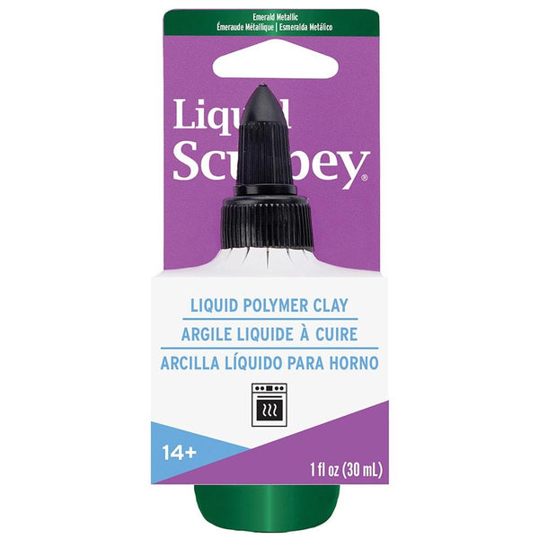 Liquid Sculpey 1fl.oz. - Emerald Metallic