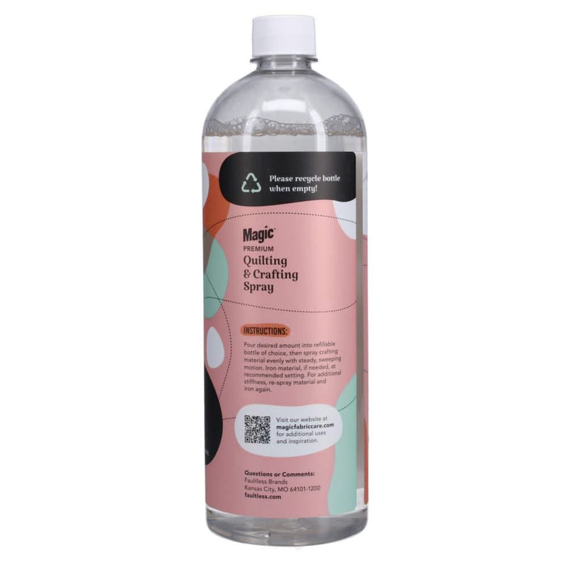 Faultless Magic Premium Quilting & Crafting Spray Refill 32 fl.oz. (946ml)