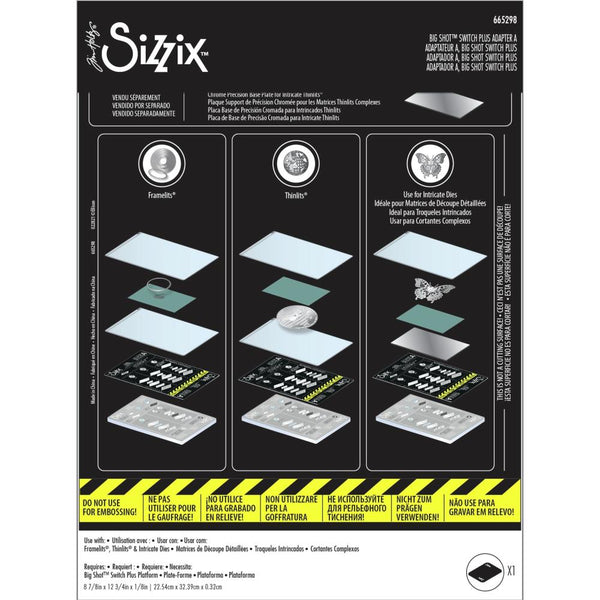 Sizzix Big Shot Switch Plus Standard Adapter A By Tim Holtz