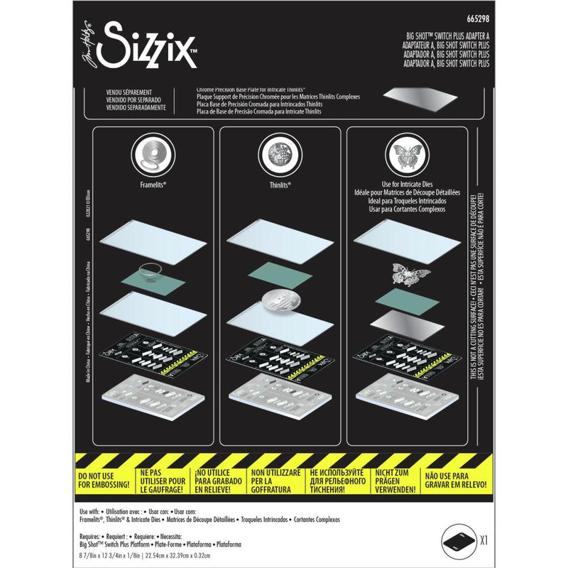 Sizzix Big Shot Switch Plus Standard Adapter A By Tim Holtz^
