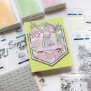 Pinkfresh Studio Clear Stamp Set 4"x 6" - Modern Script Sentiments