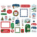 Carta Bella Cardstock Ephemera 34 pack - Frames & Tags - White Christmas*