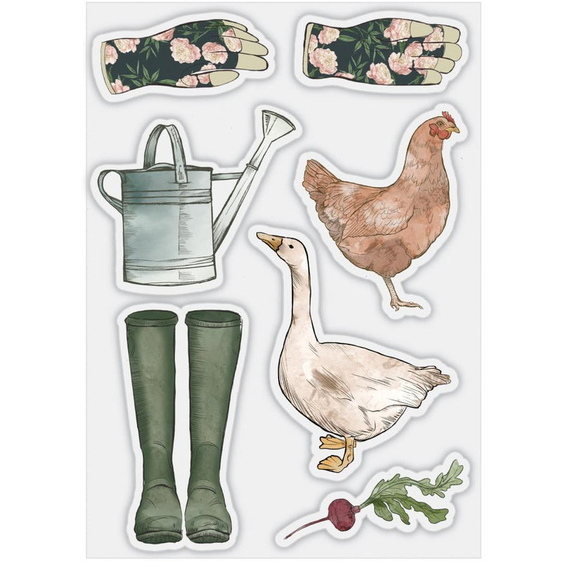 Craft Consortium A5 Clear Stamps - Gardeners Delight*