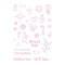 Tonic Studios Clear Stamps Christmas Confetti Sentiments*