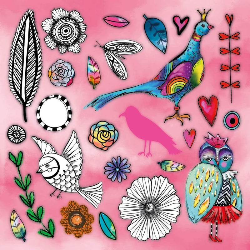 Studio Light Art By Marlene Back To Nature DieCut Block Nr. 21